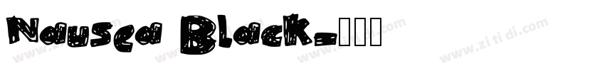 Nausea Black字体转换